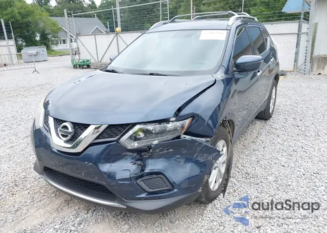 2016 Nissan Rogue Sv из США, поврежденный, VIN KNMAT2MT7GP656371